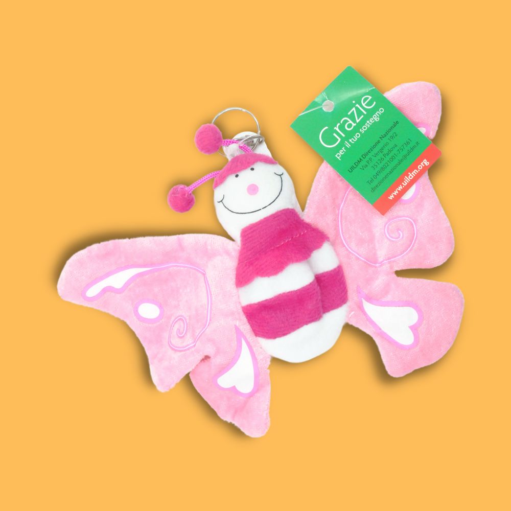 Farfalla porta confetti rosa
